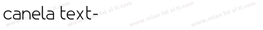 canela text字体转换